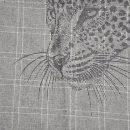 Hermes Cashmere Leosquare Blanket Gris 4 of 5