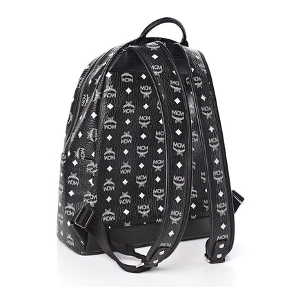 MCM Visetos Medium Stark Backpack Black 3 of 10