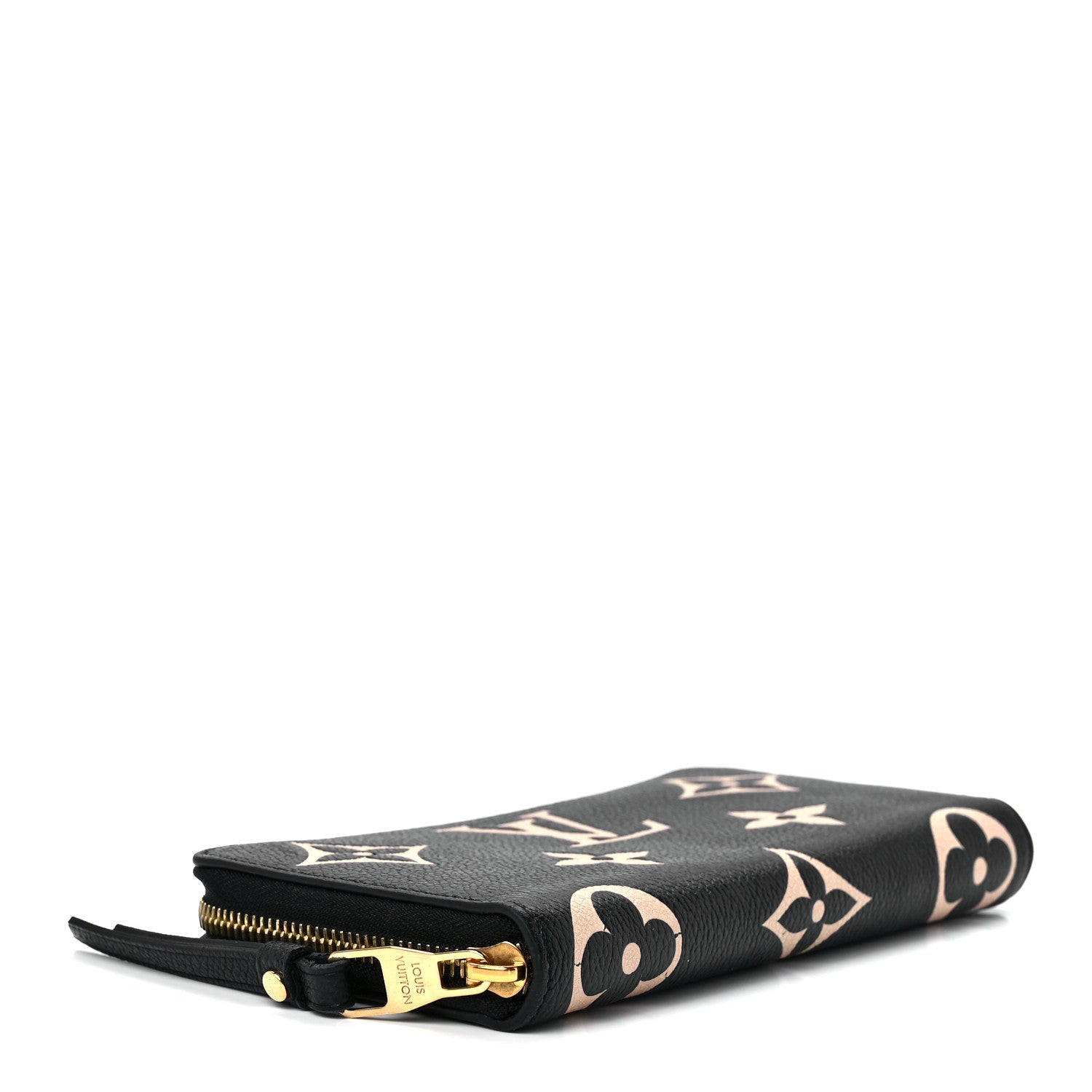 Louis Vuitton Empreinte Monogram Giant Zippy Wallet Black Beige 4 of 11