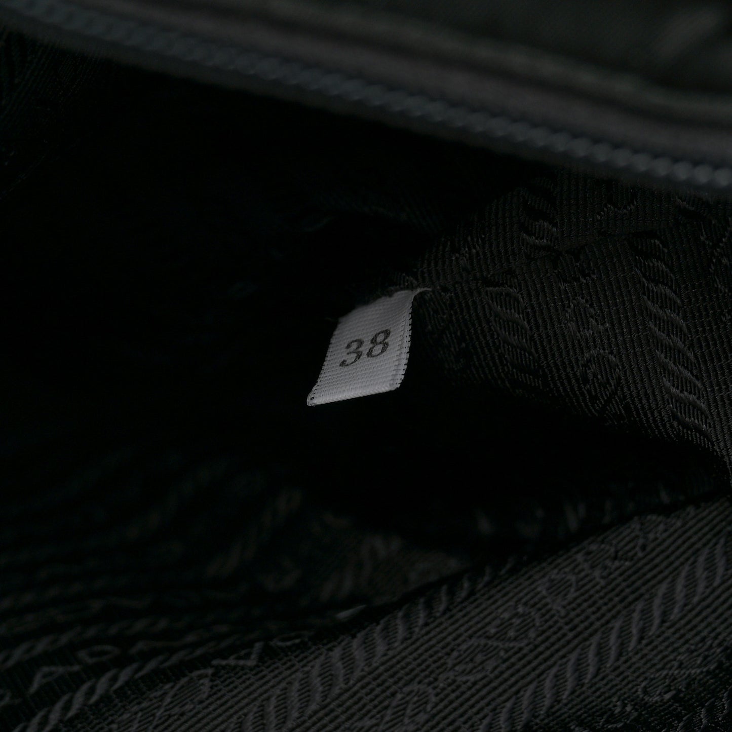 Tessuto Nylon Saffiano Shopping Tote Black