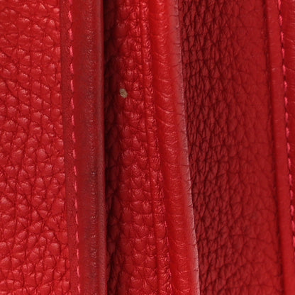 Hermes Taurillon Clemence Evelyne III PM Rouge Casaque 10 of 13