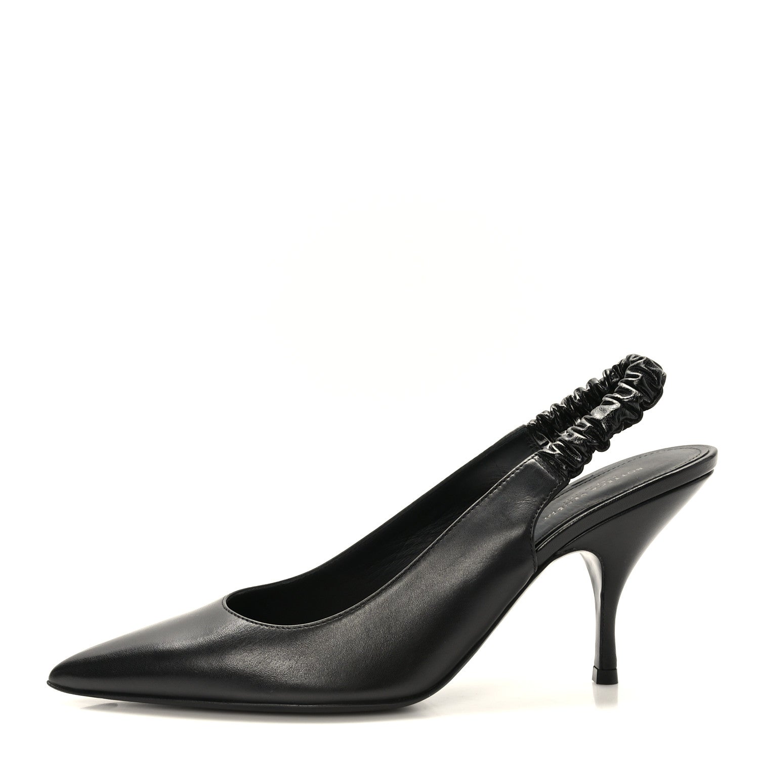 Bottega Veneta Nappa Point Sling Back Pumps 40.5 Black 1 of 8
