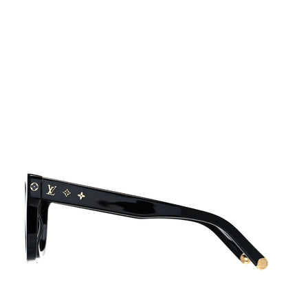 Louis Vuitton Acetate My Monogram Square Sunglasses Z1523W Black 3 of 7