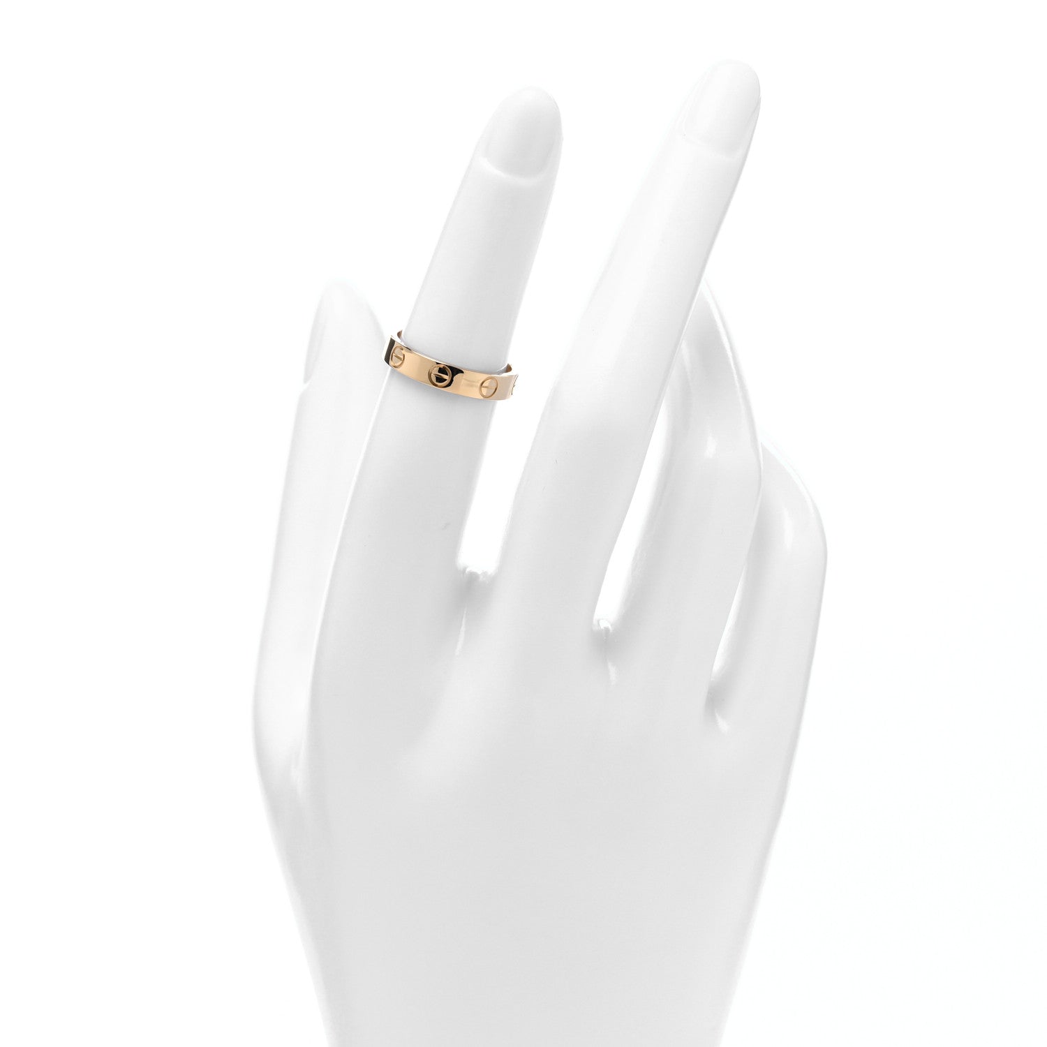 Cartier 18K Yellow Gold 3.5mm LOVE Wedding Band Ring 49 5 2 of 6