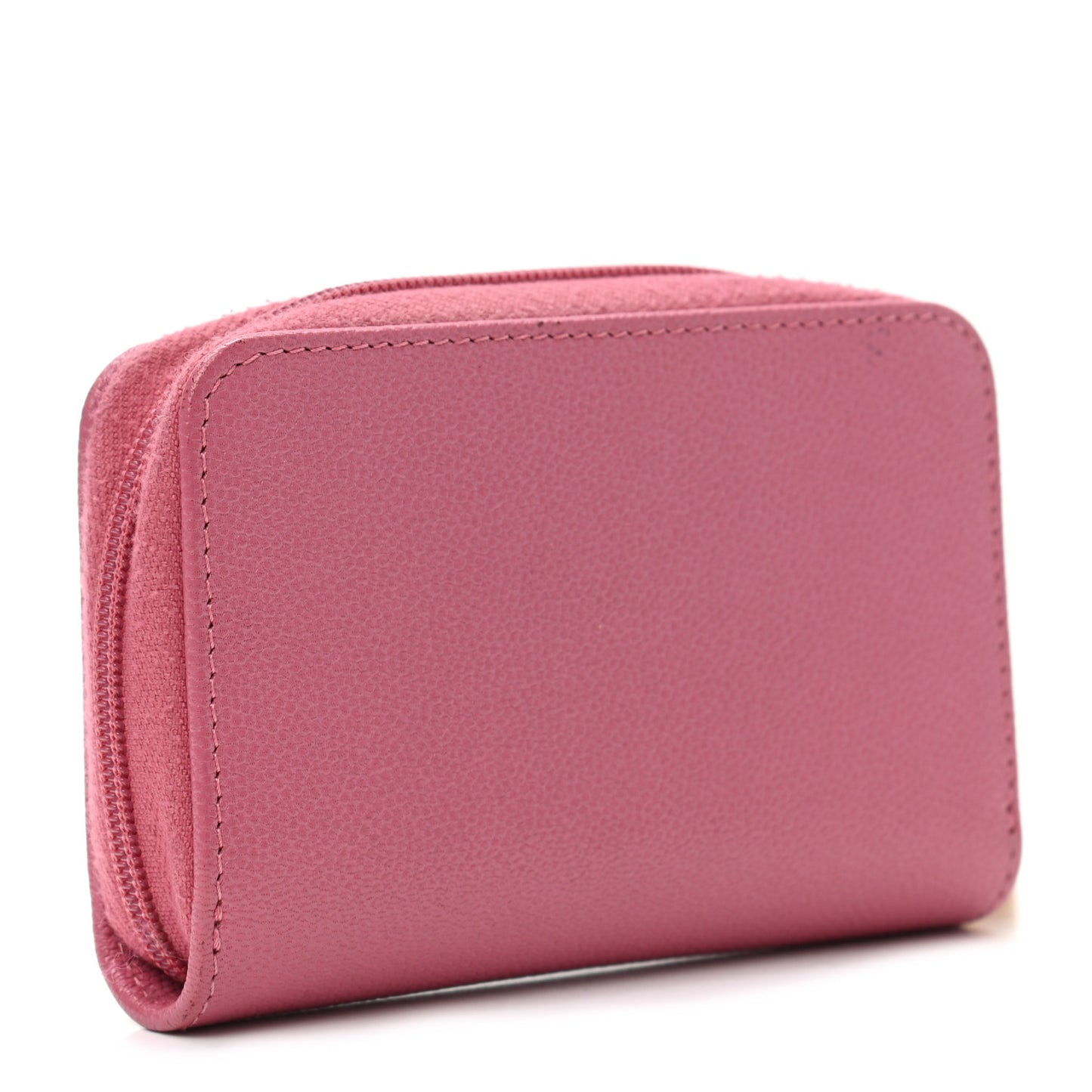 Caviar Timeless CC Zip Around Coin Purse Pink