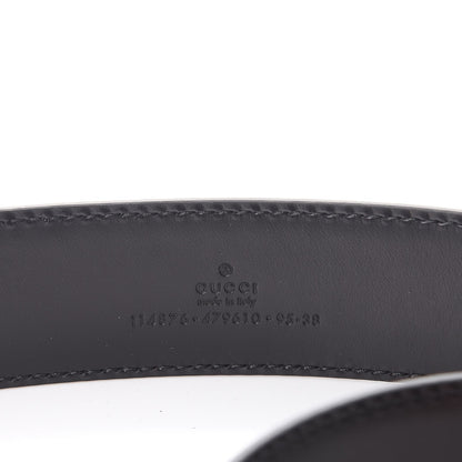 Gucci Guccissima Interlocking G Belt 95 38 Black 5 of 7