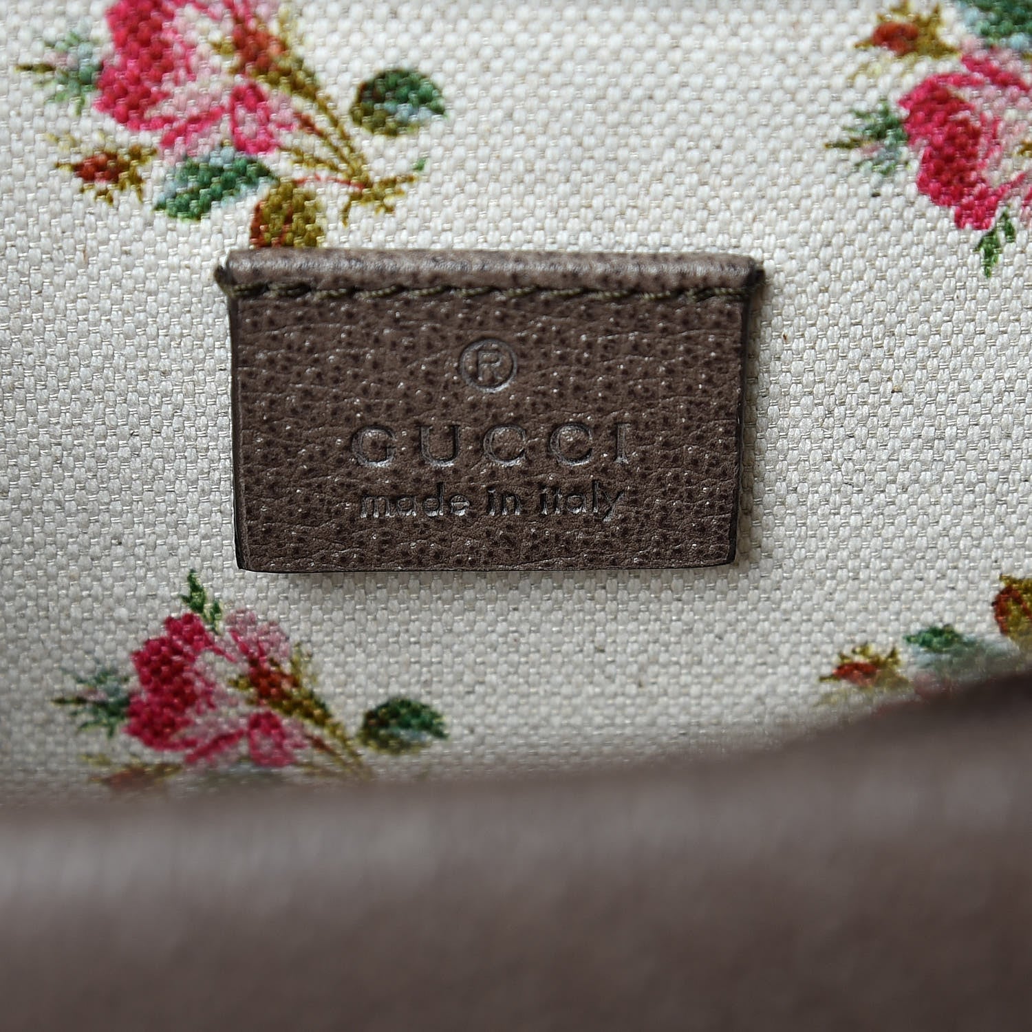 Gucci Calfskin Web Floral Embroidered Medium Dionysus Shoulder Bag New Acero 8 of 10