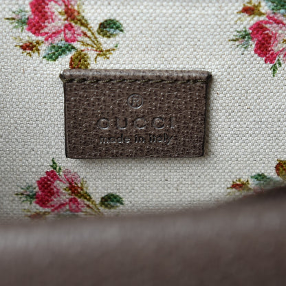 Gucci Calfskin Web Floral Embroidered Medium Dionysus Shoulder Bag New Acero 8 of 10