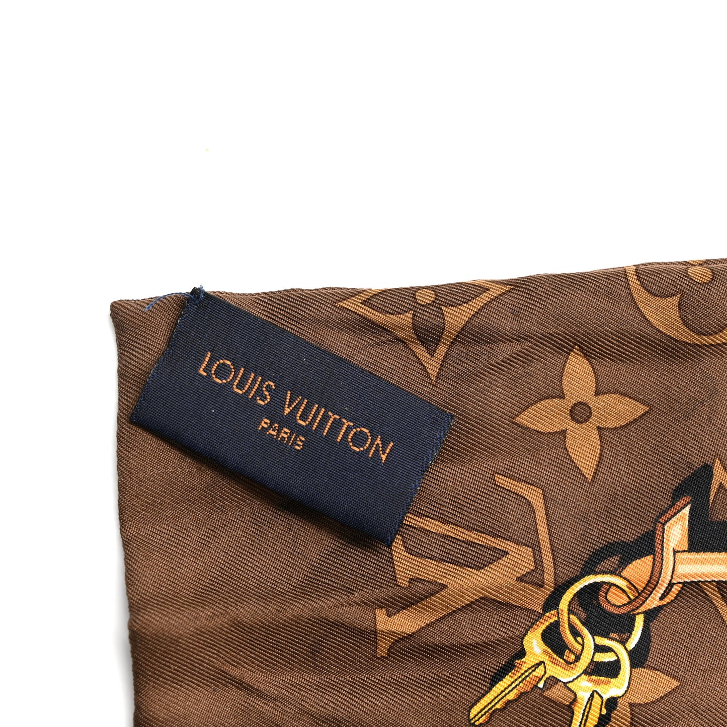 Silk Monogram Confidential Bandeau Brown