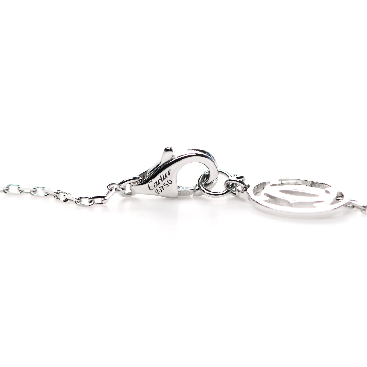 18K White Gold Diamond D'Amour Heart Pendant Necklace