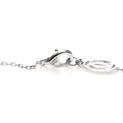 Cartier 18K White Gold Diamond D'Amour Heart Pendant Necklace 5 of 5