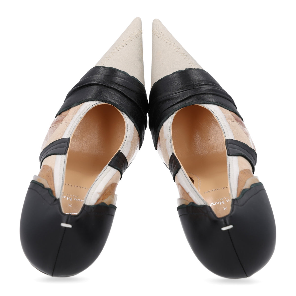 Christian Louboutin X MAISON MARGIELA Nappa Martinloula 100 Pumps 38 Black 2 of 9