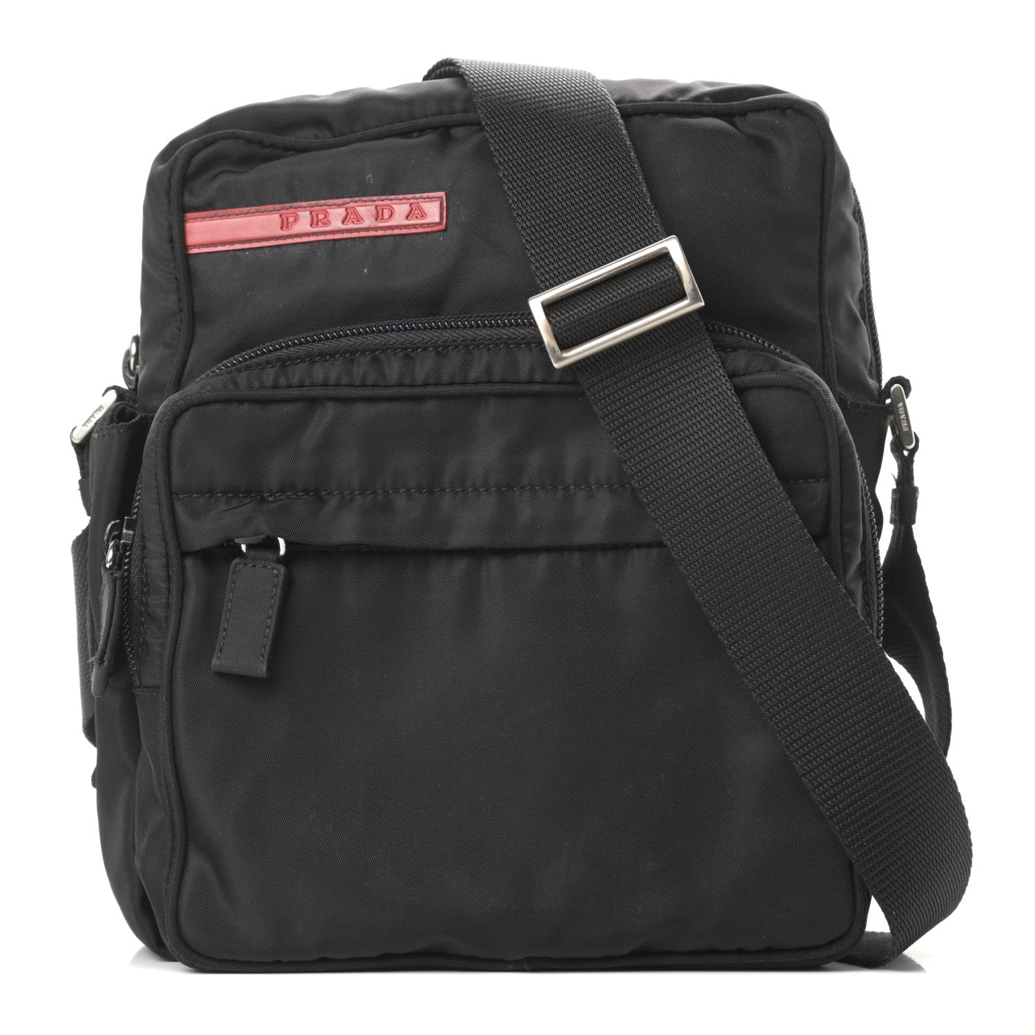 Prada Tessuto Nylon Messenger Black 1 of 13