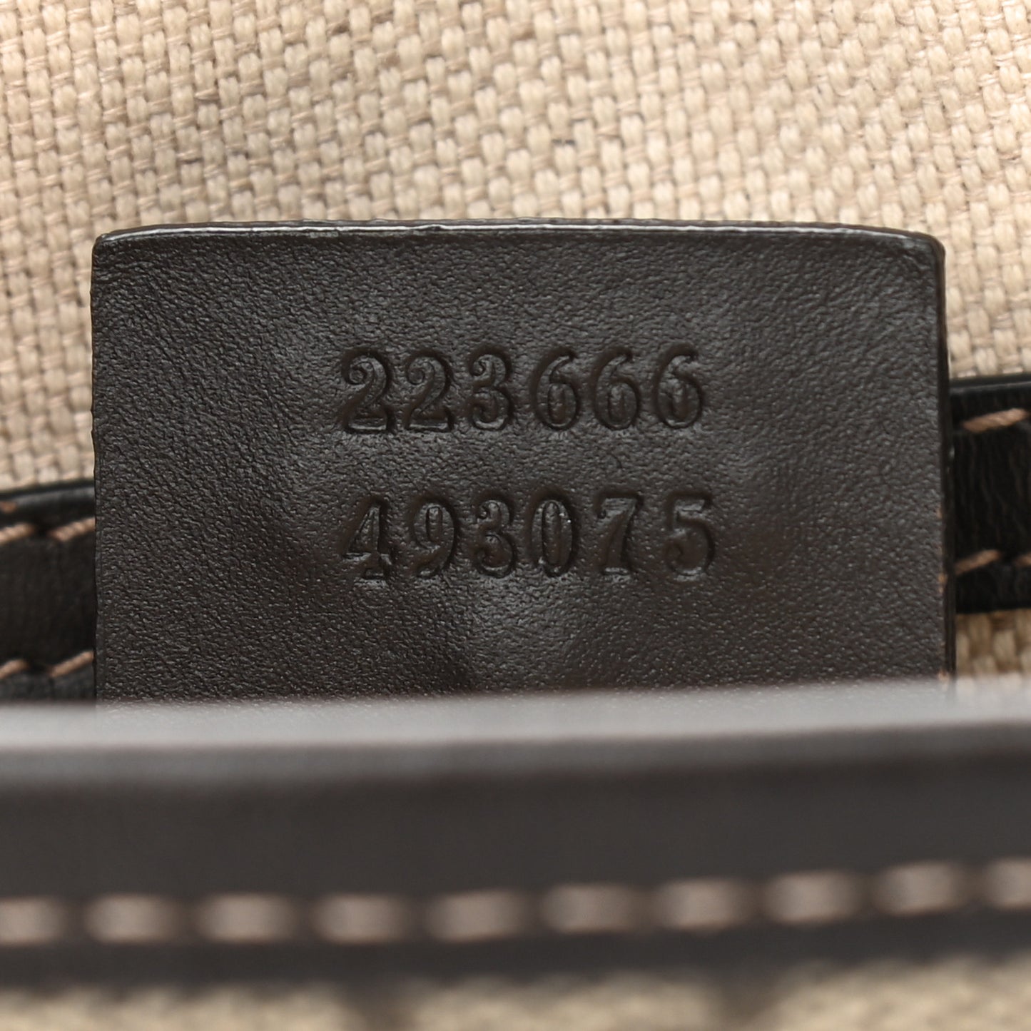 GG Plus Monogram Small Flap Messenger Bag Beige Dark Brown