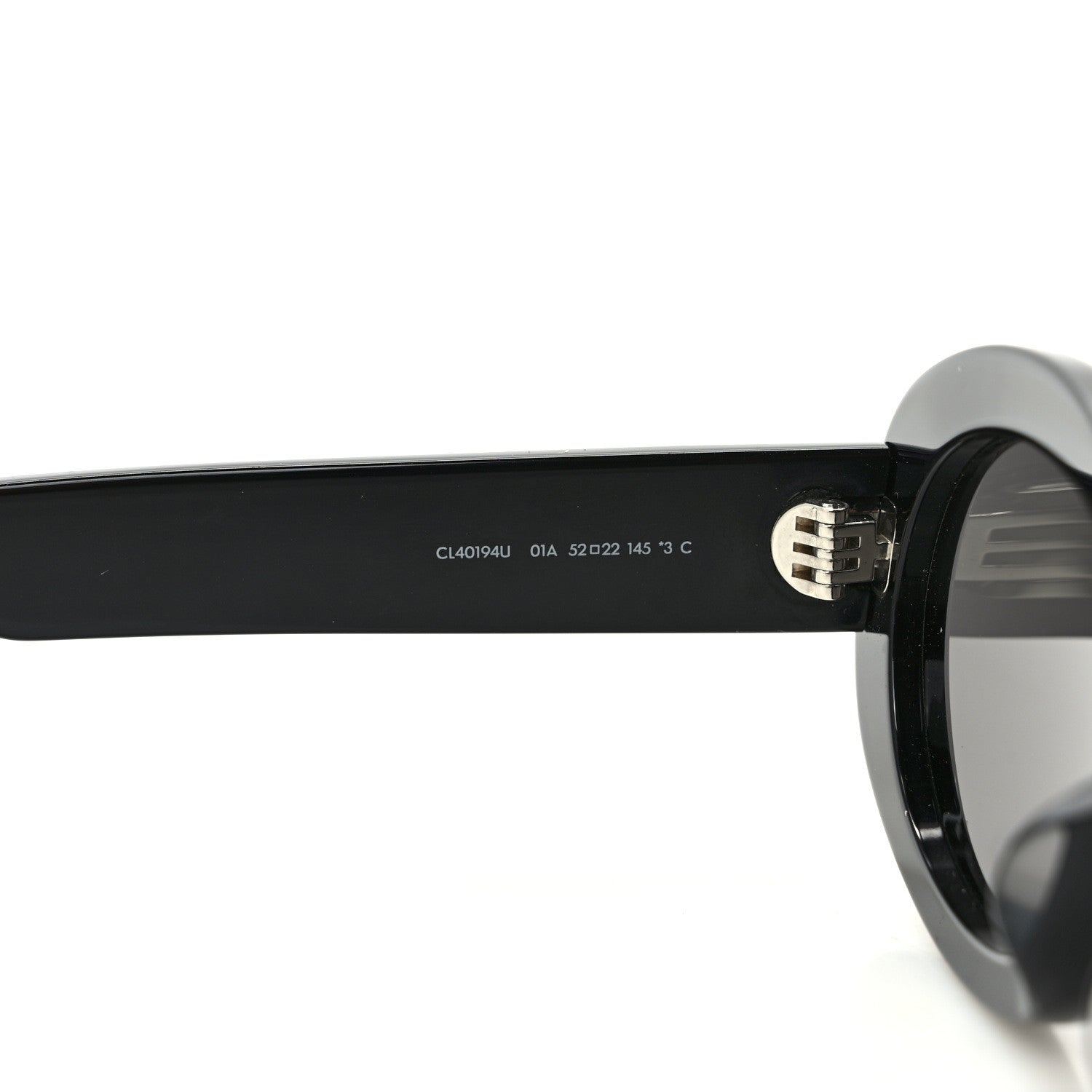 Celine Acetate Triomphe 01 Sunglasses CL 40194U Black 6 of 7
