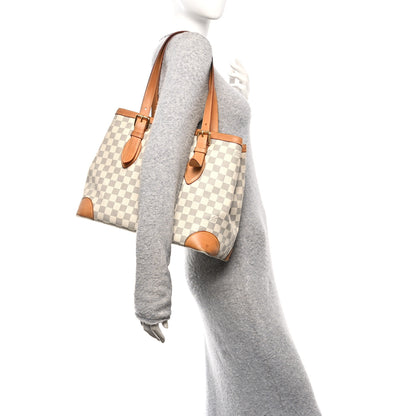 Louis Vuitton Damier Azur Hampstead MM 2 of 9