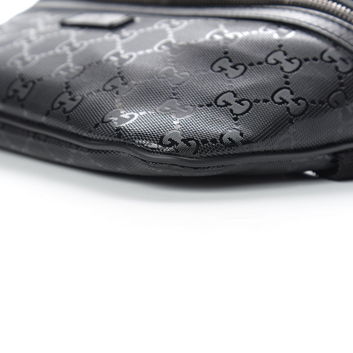 Gucci Imprime Monogram Belt Bag Black 9 of 9
