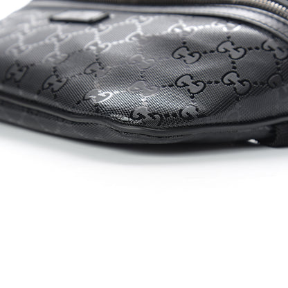 Gucci Imprime Monogram Belt Bag Black 9 of 9