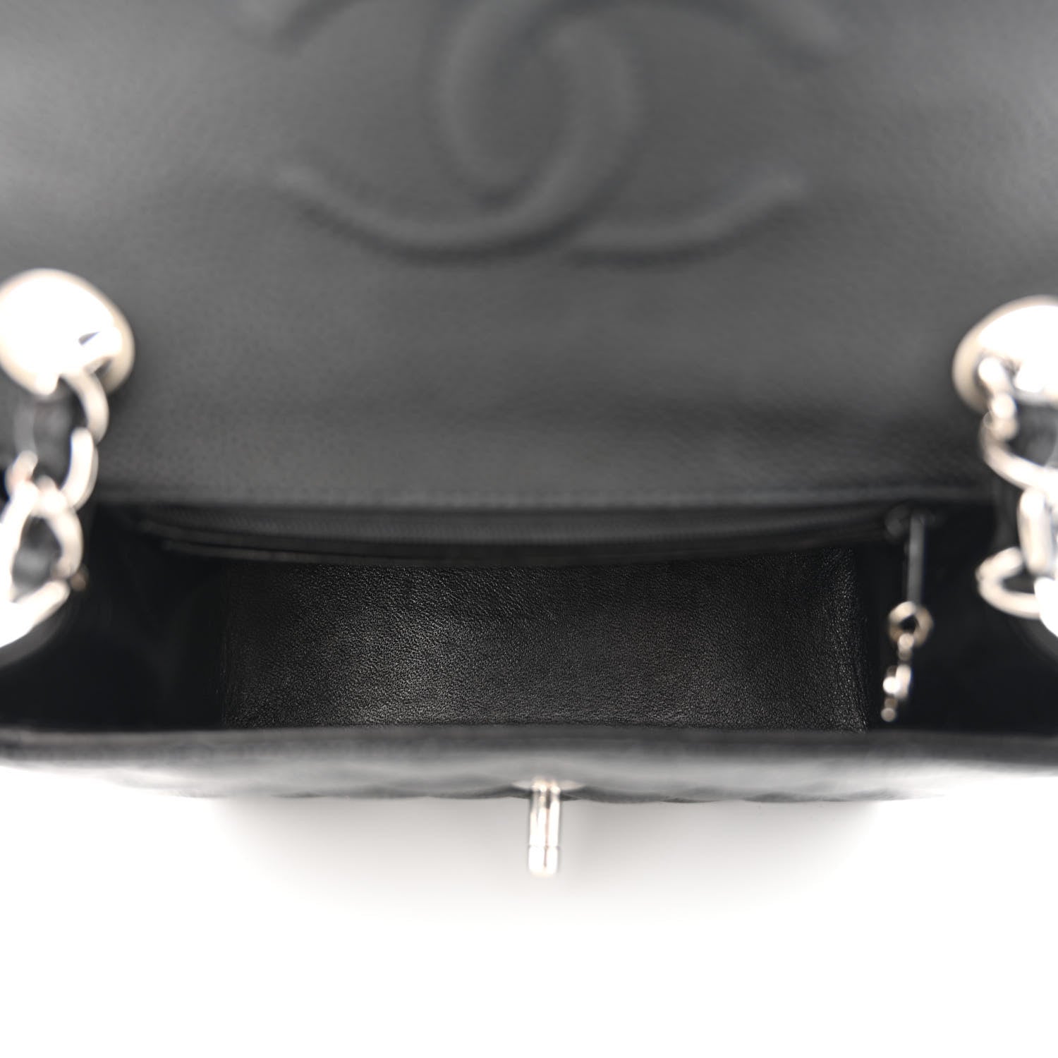 Chanel Caviar Quilted Mini Square Flap Black 5 of 11