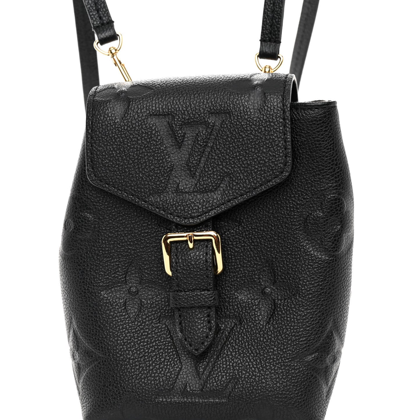 Empreinte Monogram Giant Tiny Backpack Black