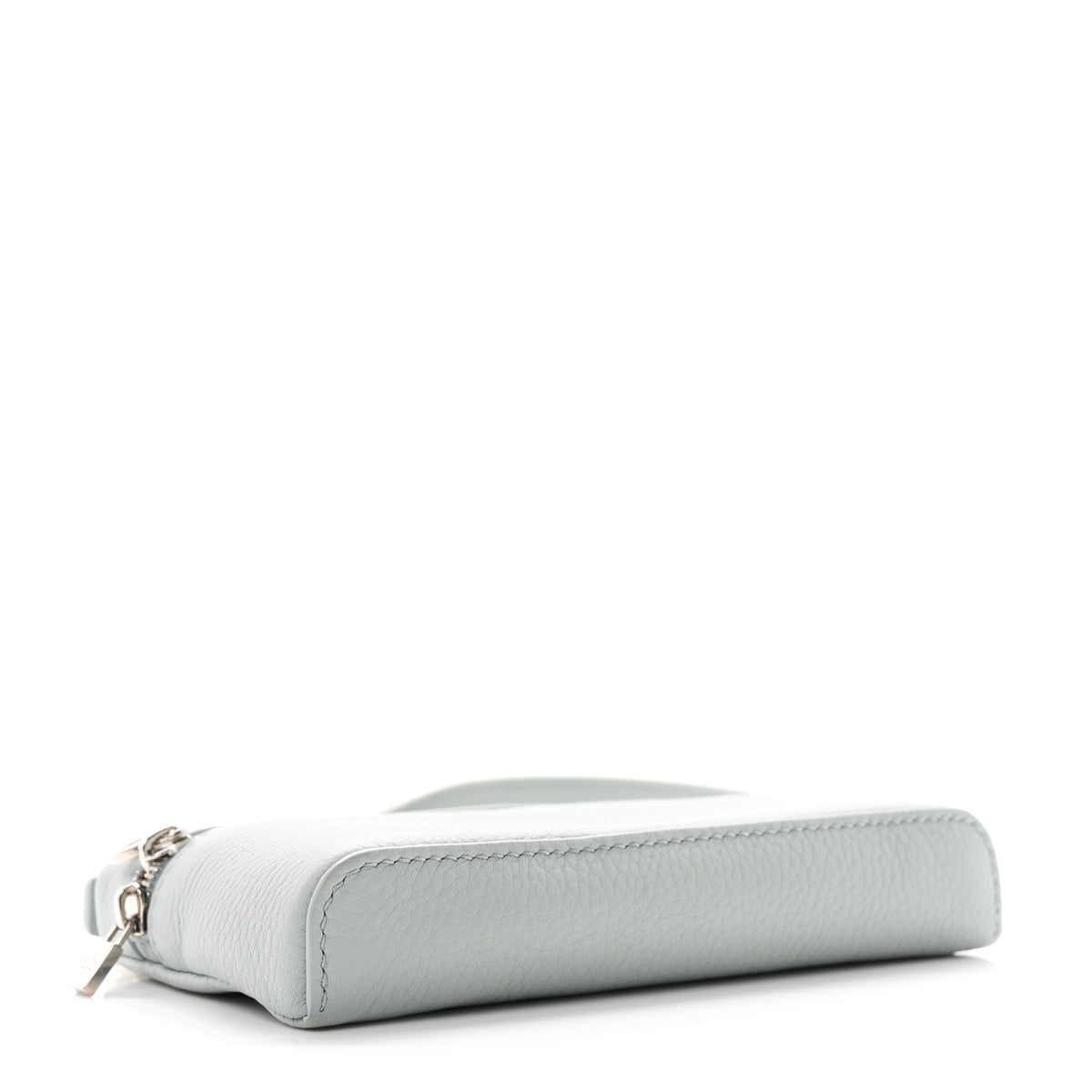 Loro Piana Grained Calfskin Extra Pocket Mini Pouch Minty Breeze 4 of 11