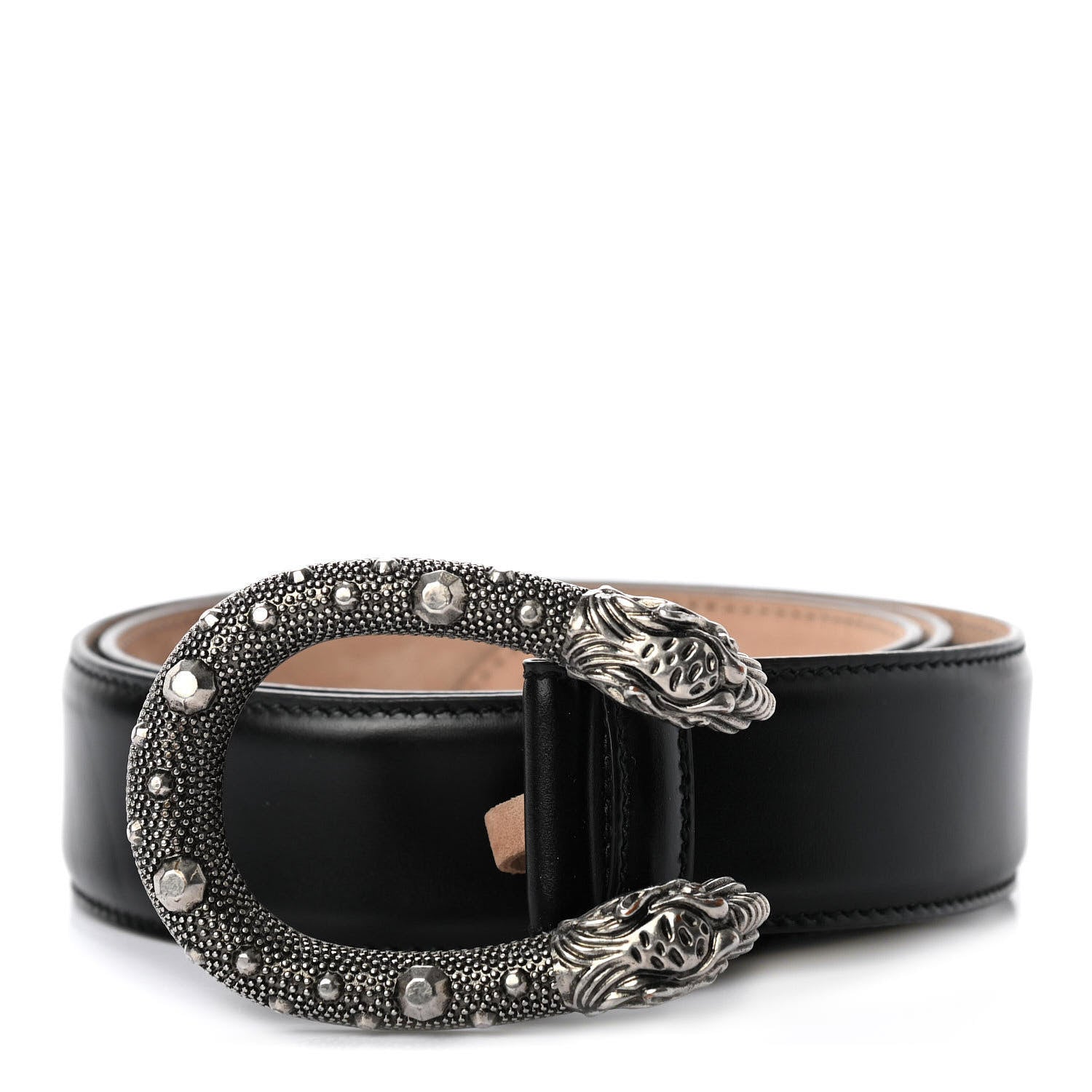 Gucci Lisse Calfskin Dionysus 35mm Belt 85 34 Black 1 of 4
