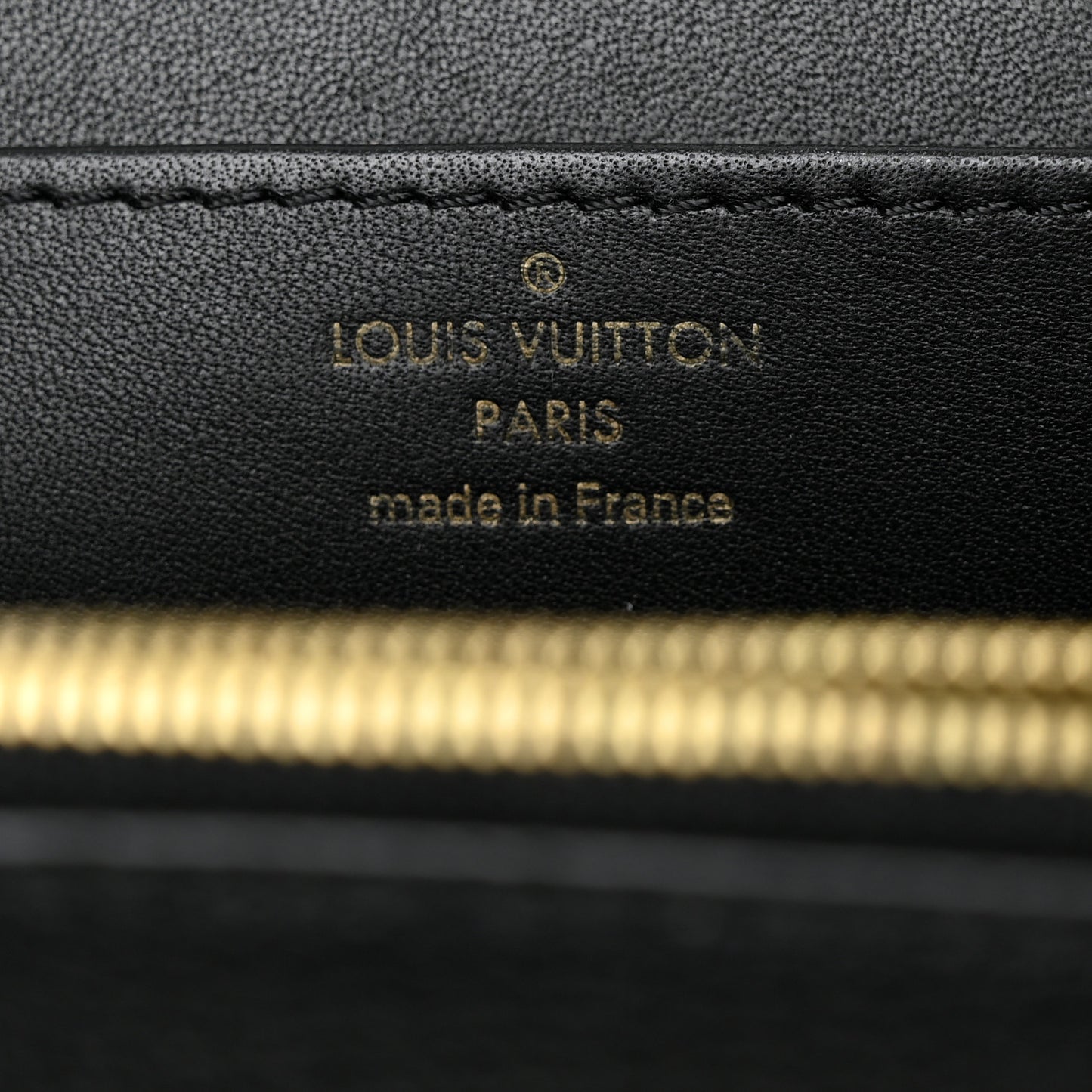 Grained Calfskin Vivienne NM Black