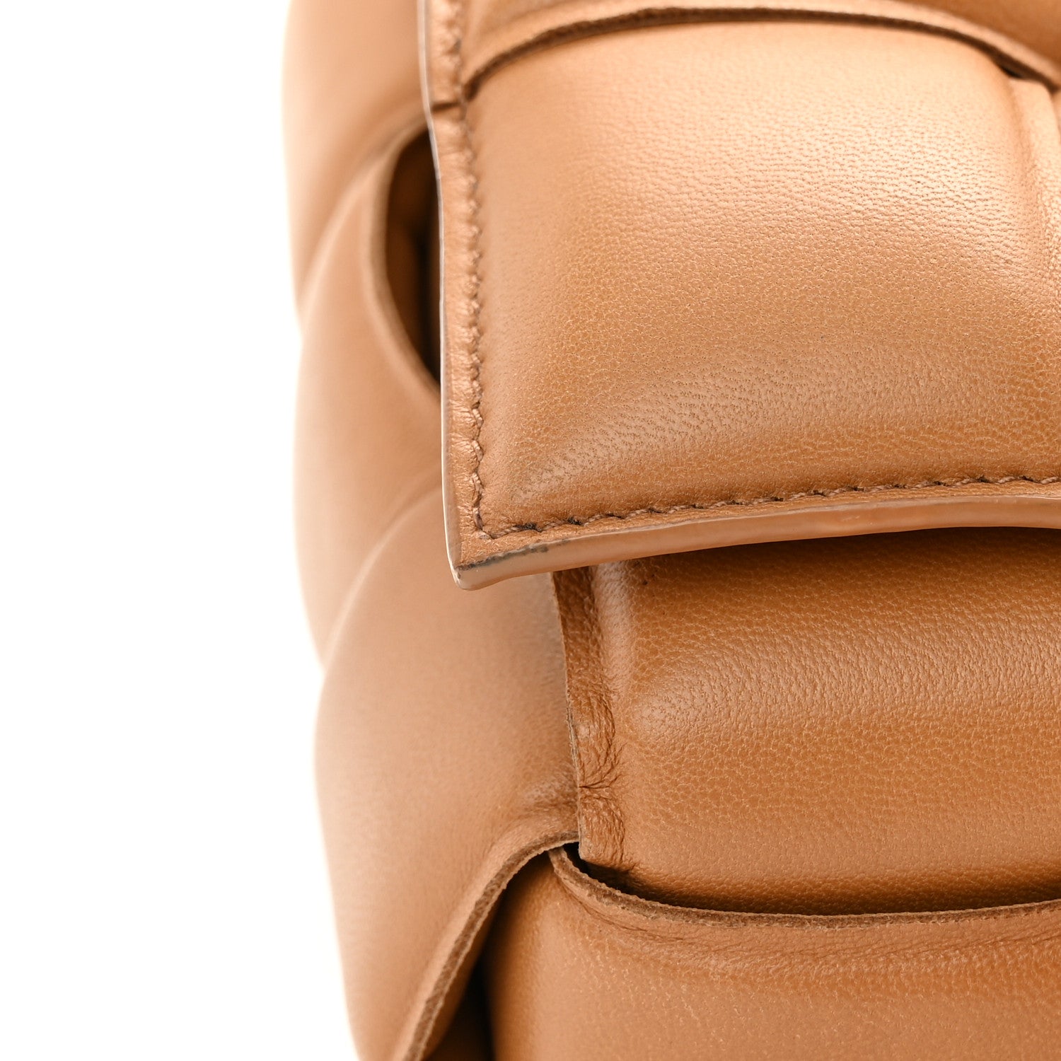 Bottega Veneta Nappa Maxi Intreccio Padded Cassette Crossbody Bag Caramel 14 of 18