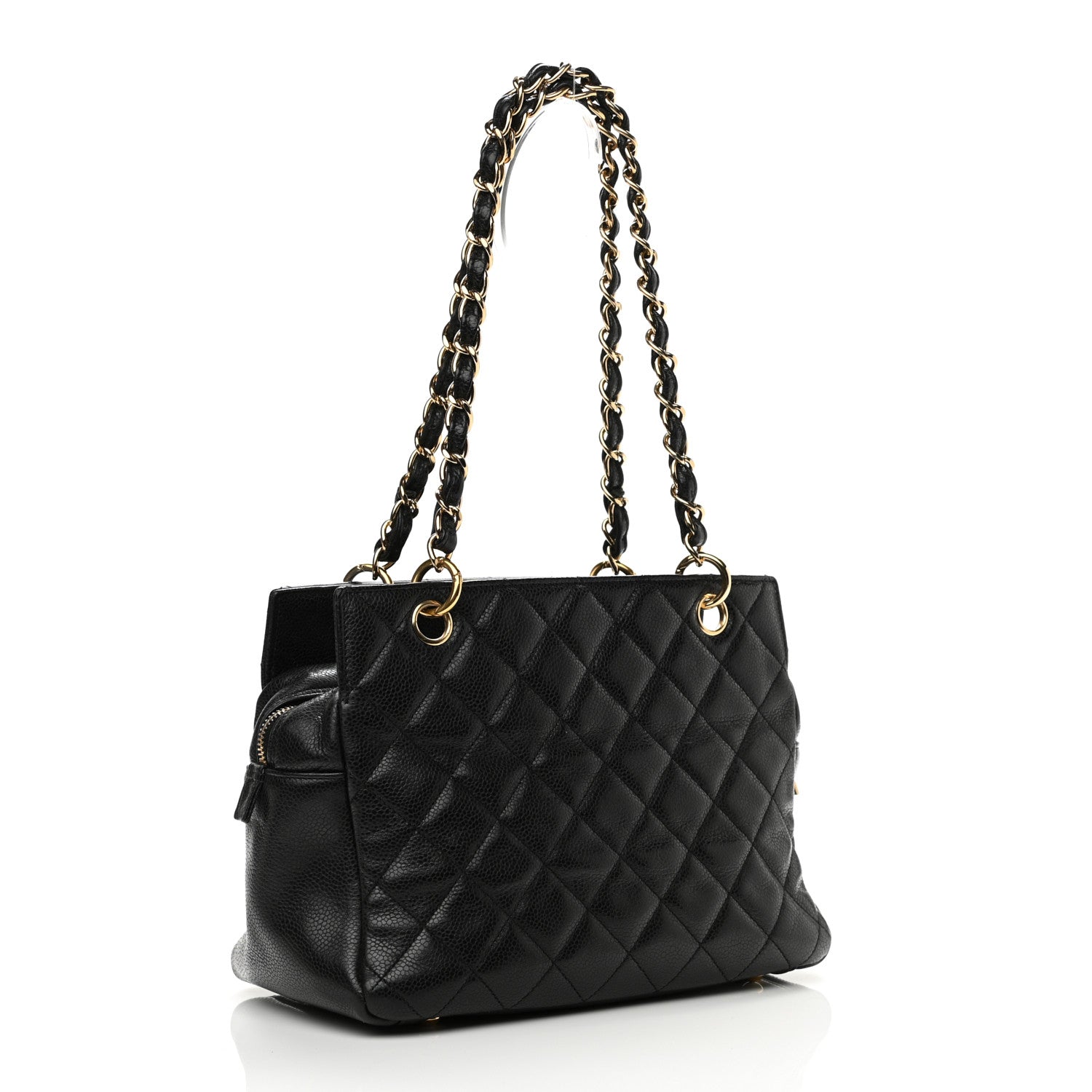 Chanel Caviar Quilted Petit Timeless Tote PTT Black 3 of 11