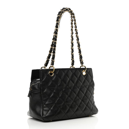 Chanel Caviar Quilted Petit Timeless Tote PTT Black 3 of 11