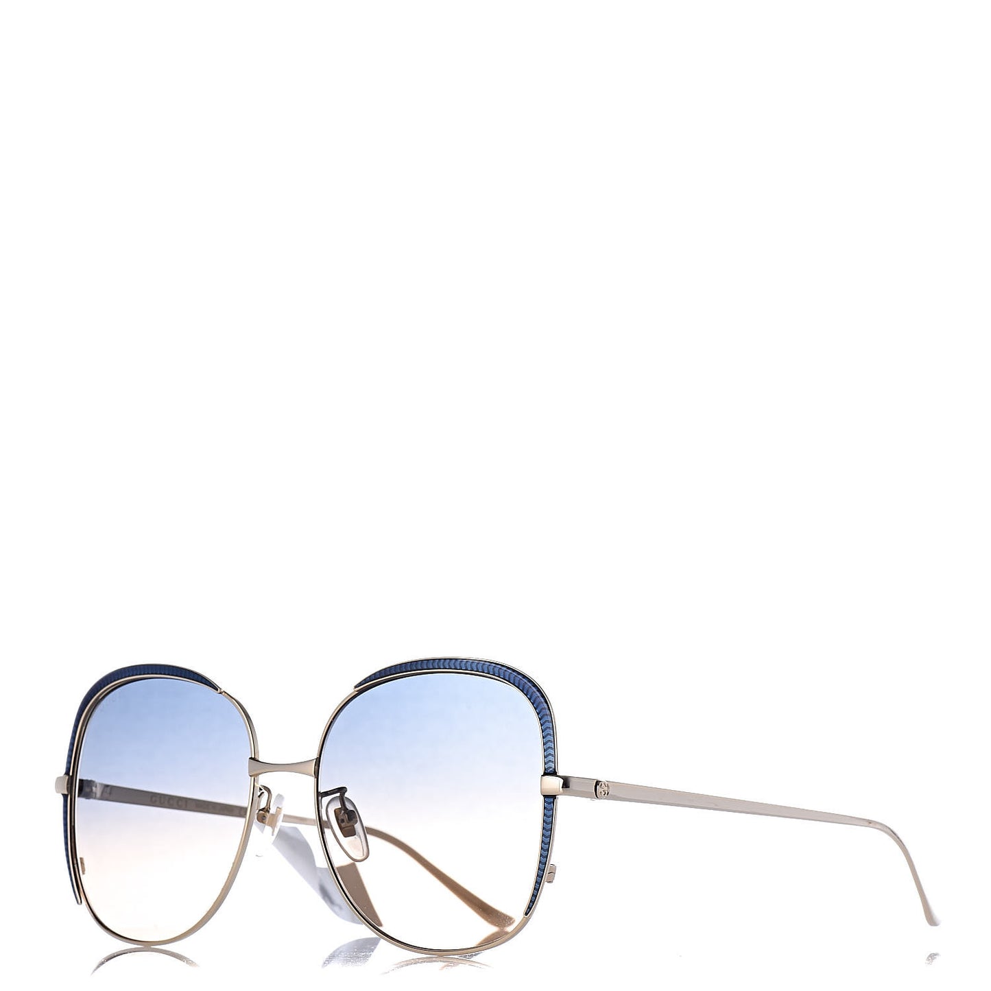 Acetate Oversize Square Frame GG0400S Sunglasses Gold