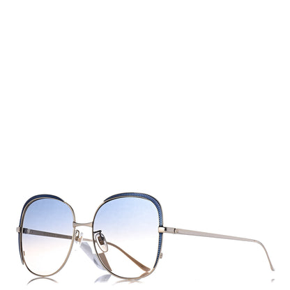 Gucci Acetate Oversize Square Frame GG0400S Sunglasses Gold 1 of 7