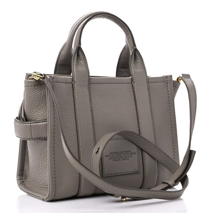 Marc Jacobs Grained Calfskin Small The Tote Bag Cement 3 of 11