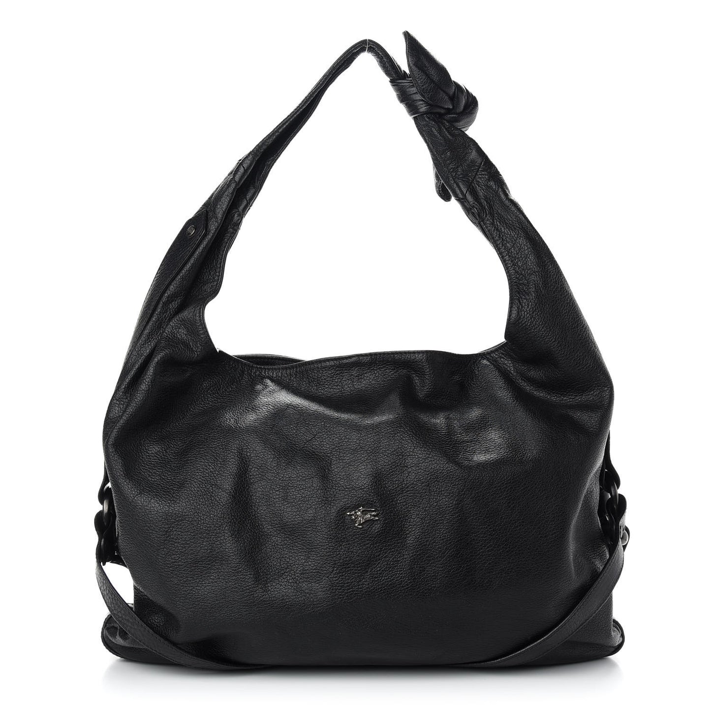 Prorsum Calfskin Hobo Bag Black