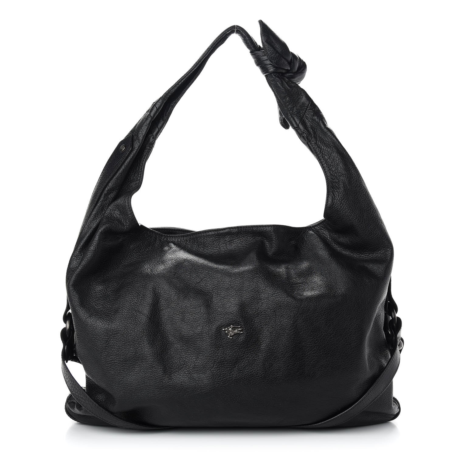 Burberry Prorsum Calfskin Hobo Bag Black 1 of 10