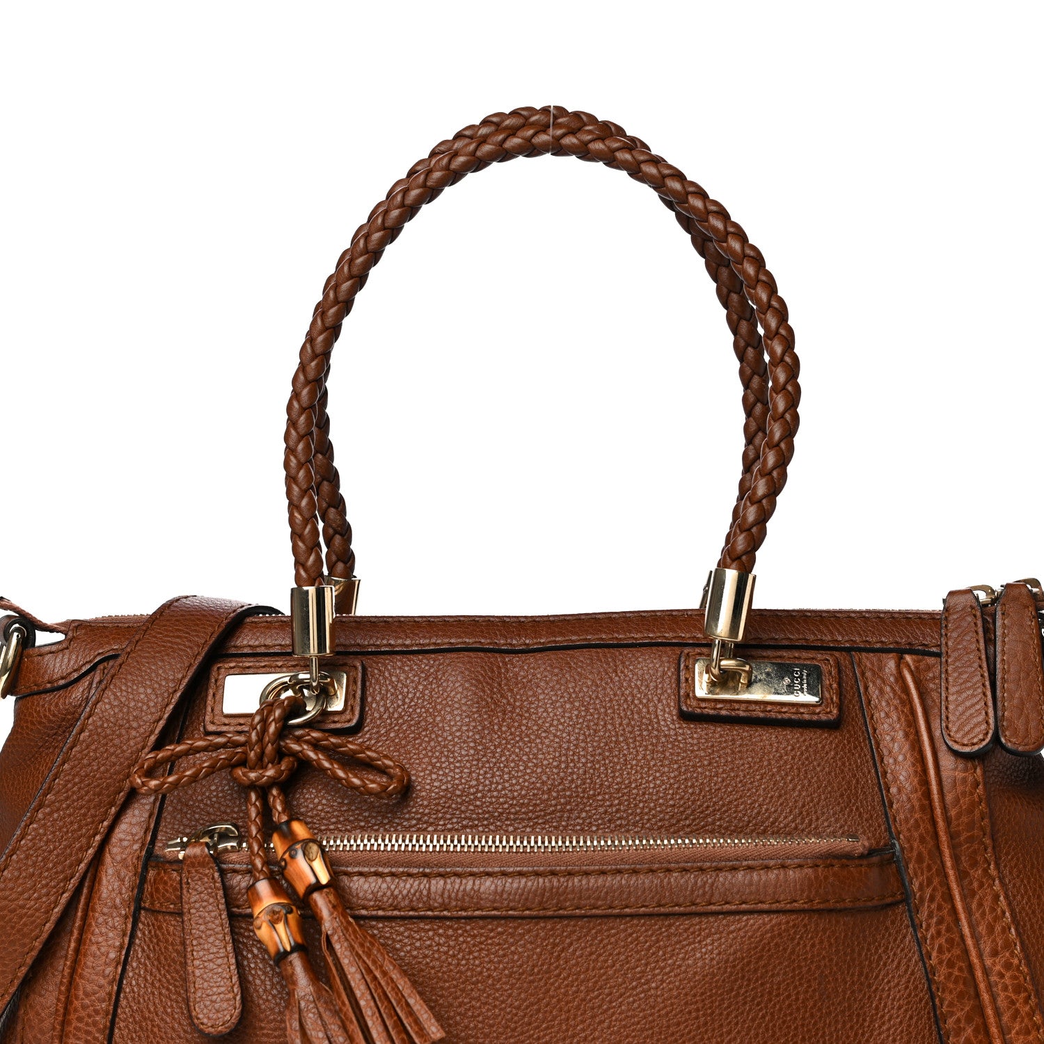 Gucci Cellarius Calfskin Small Bella Top Handle Bag Cuir 10 of 16