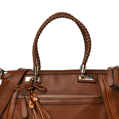 Gucci Cellarius Calfskin Small Bella Top Handle Bag Cuir 10 of 16