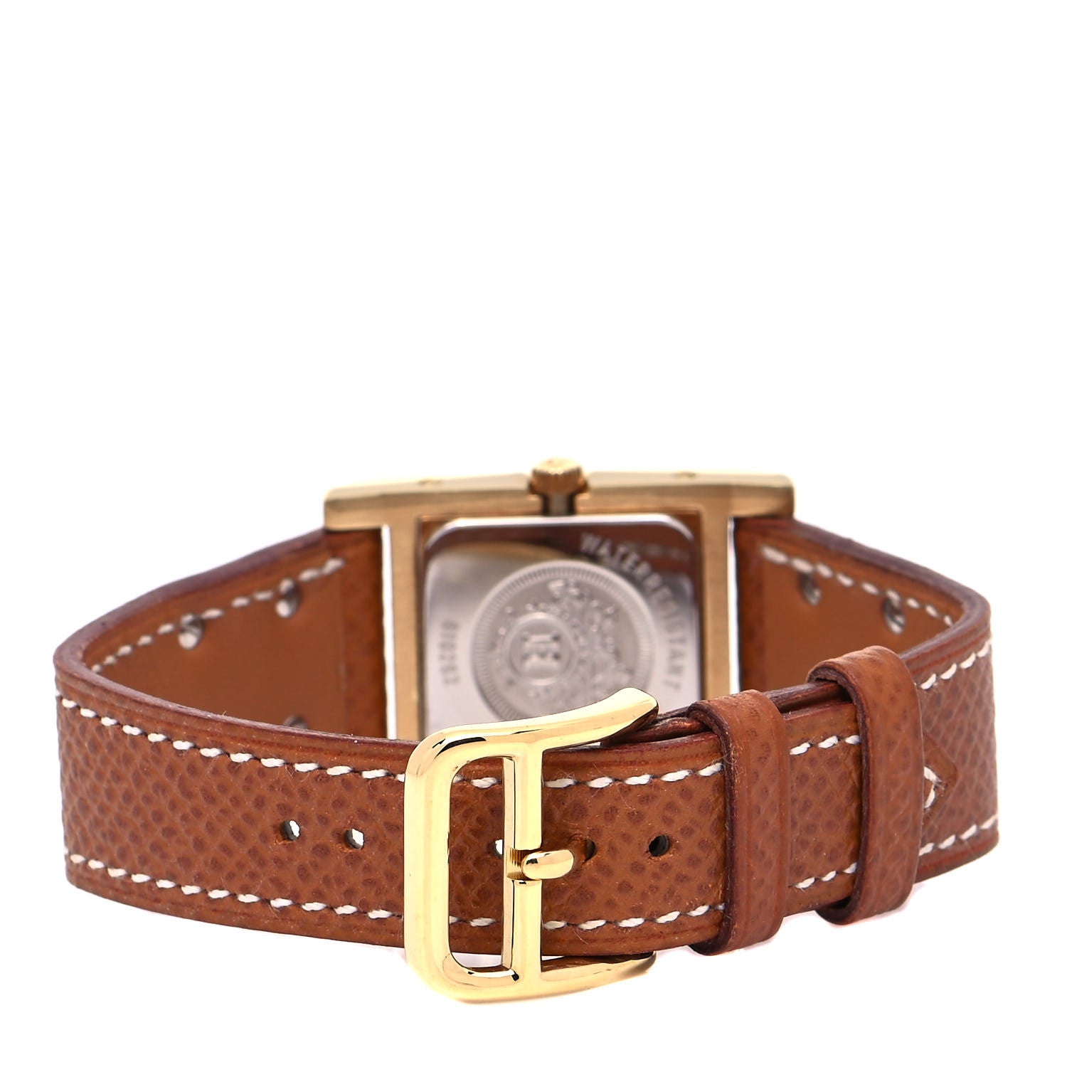 Hermes Stainless Steel Courchevel 23mm Medor Quartz Watch Gold 4 of 5