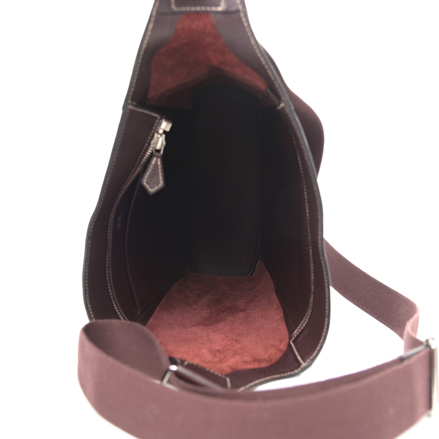 Taurillon Clemence Sac Good News GM Raisin
