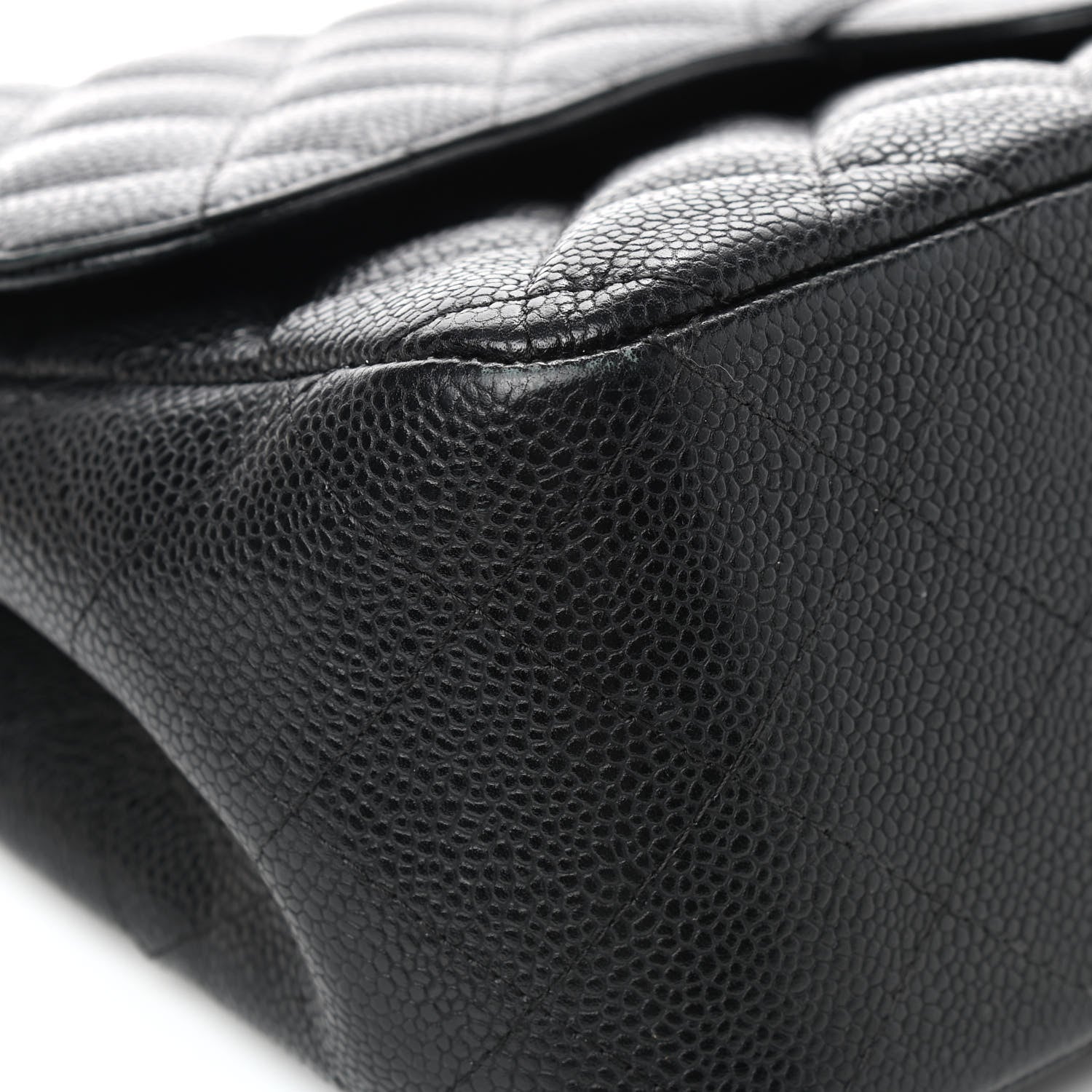 Chanel Caviar Quilted Jumbo Double Flap Black 6 of 18