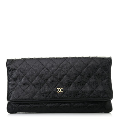 Chanel Caviar Quilted CC Beauty Clutch Black 1 of 13