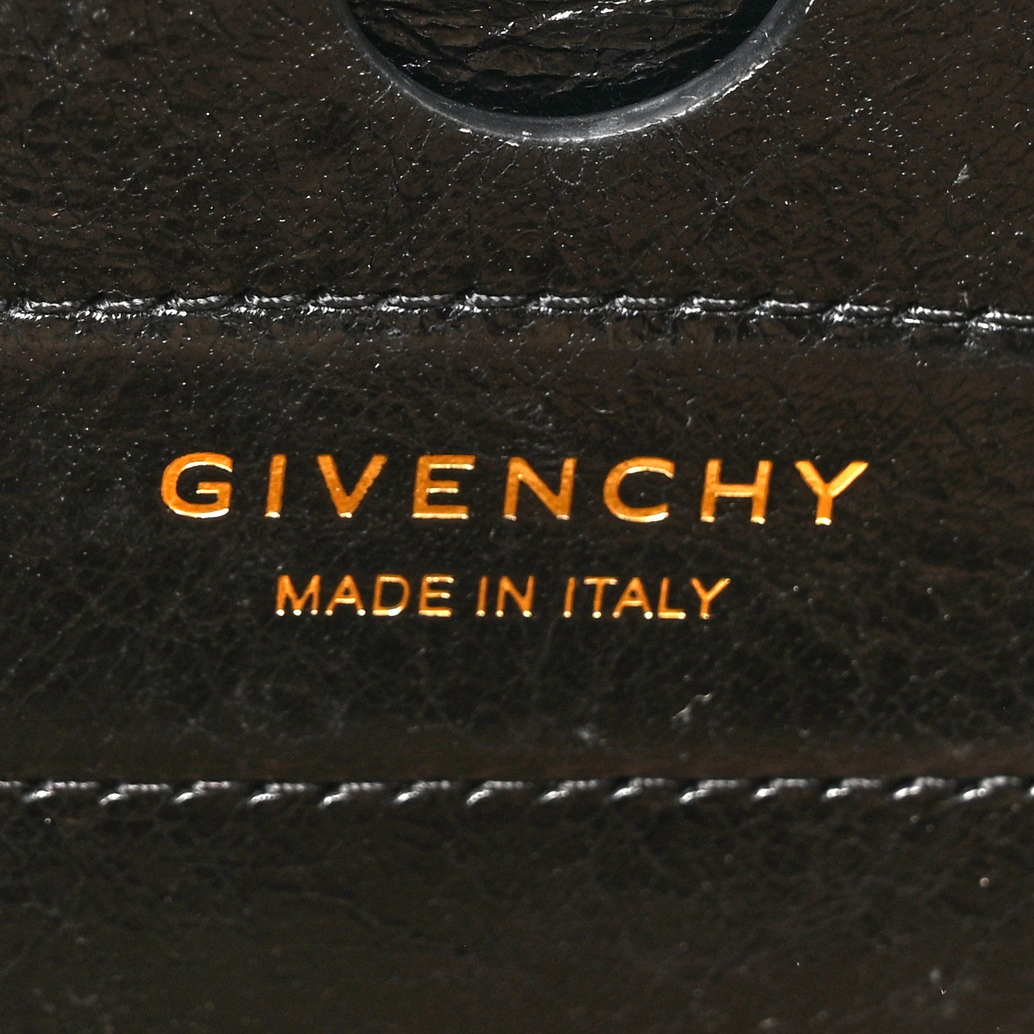 Givenchy Creased Patent Calfskin Small ID Flap Black 6 of 11