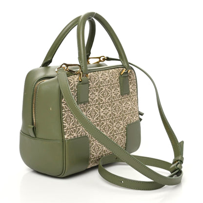 Loewe Jacquard Anagram Calfskin Amazona 19 Avocado Green 3 of 8