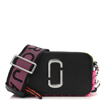 Marc Jacobs Saffiano Whipstitched Small Snapshot Camera Bag Black 1 of 10