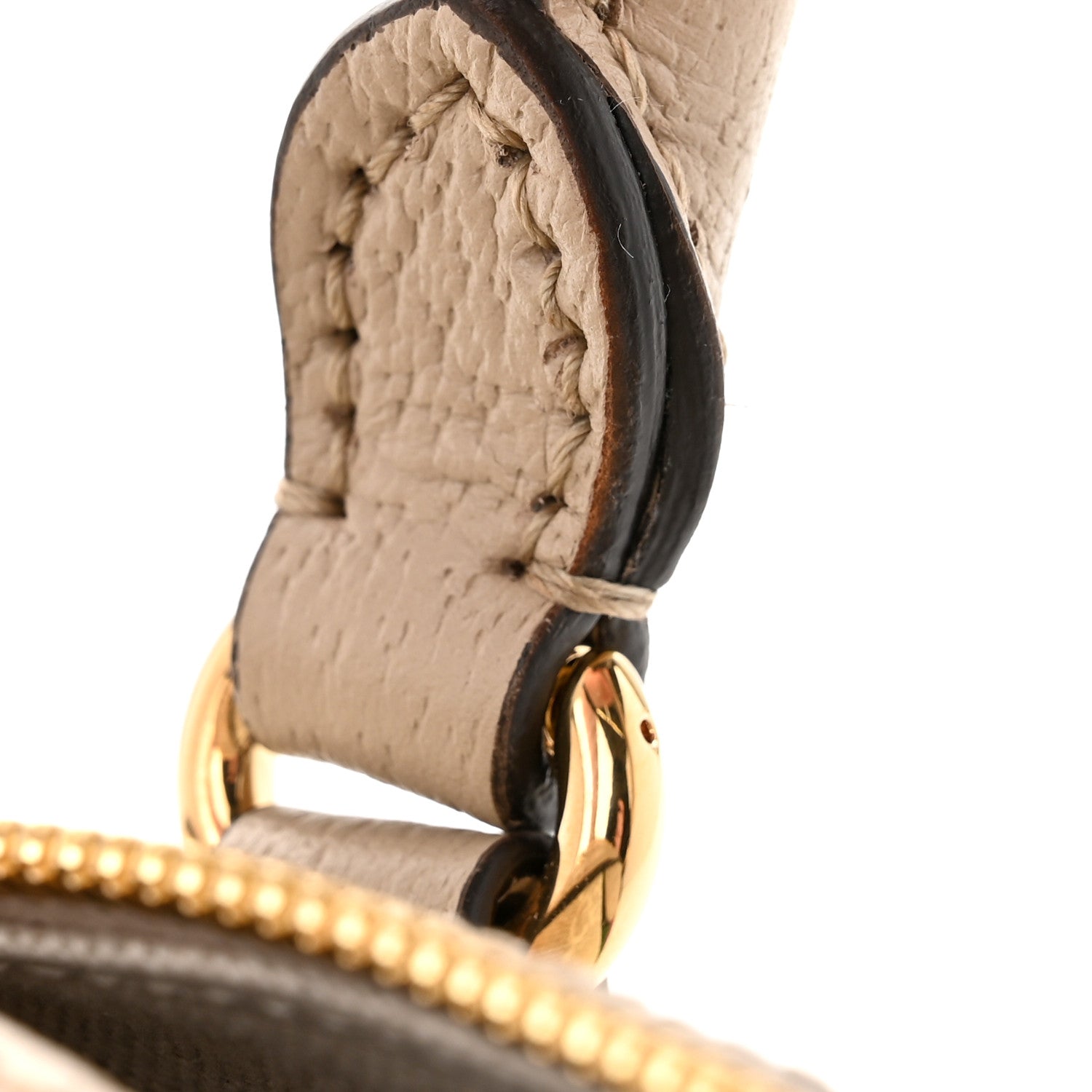 Gucci GG Supreme Monogram Textured Dollar Calfskin Web Mini Ophidia Top Handle Bag Beige Mystic White Oatmeal 10 of 10
