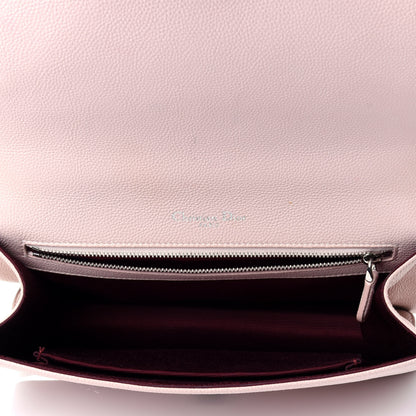 Christian Dior Grained Calfskin Cannage Medium Diorama Flap Bag Rose Poudre 5 of 10