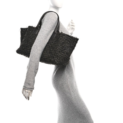 Bottega Veneta Chevre Intrecciato Fringe Netted Medium Cabat Tote 2 of 12