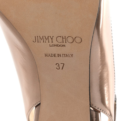 Jimmy Choo Mirror Erin 60 Slingback Pumps 37 Ballet Pink 6 of 8