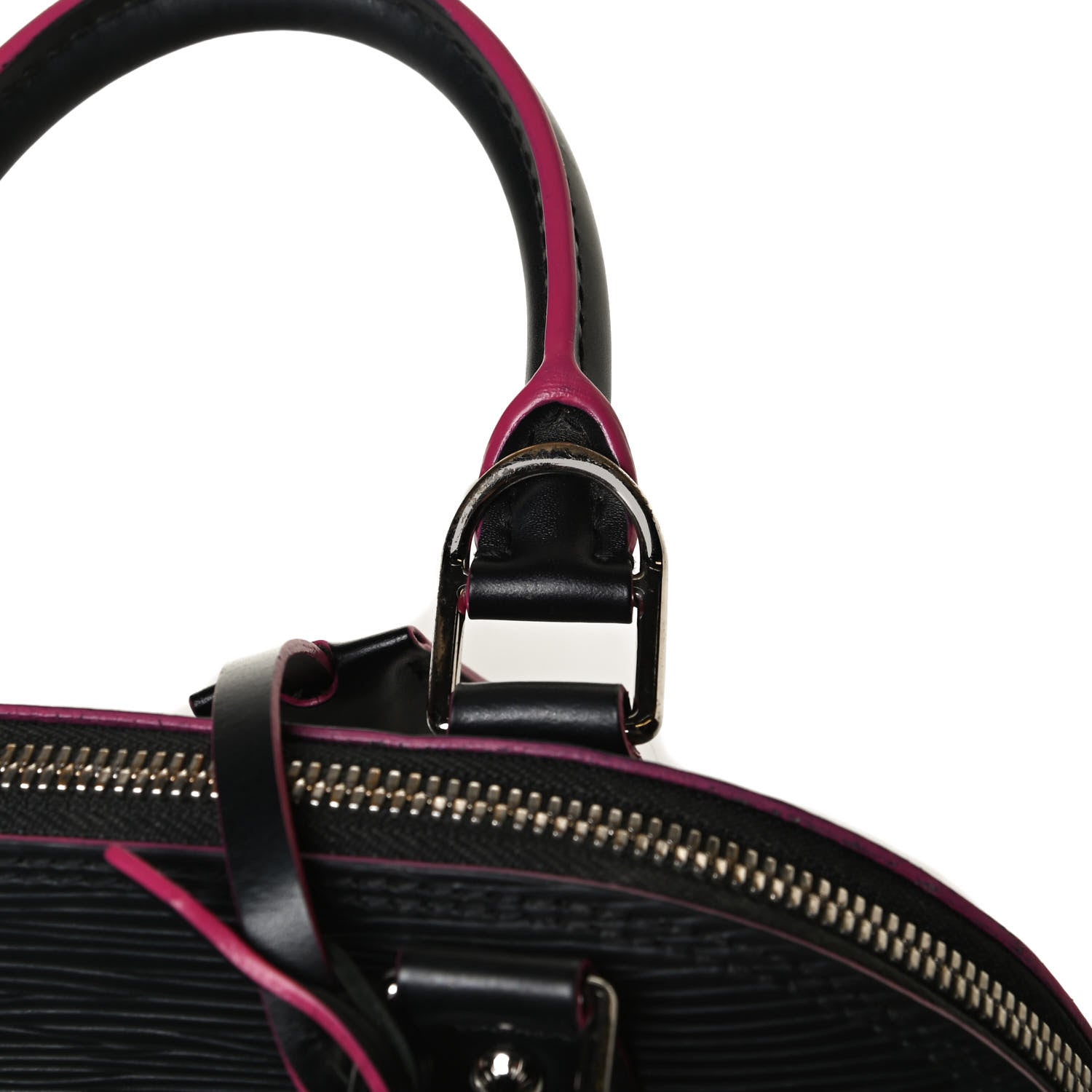 Louis Vuitton Epi Alma BB Black Hot Pink 16 of 17