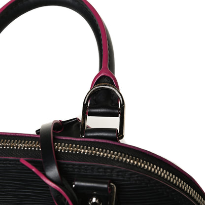 Louis Vuitton Epi Alma BB Black Hot Pink 16 of 17